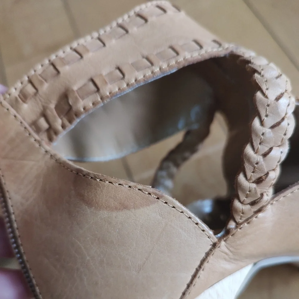 Chinese Laundry Tan Gladiator Heels - Picture 10 of 14